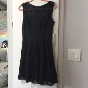 Ellen Tracy plaid fit and flare dress